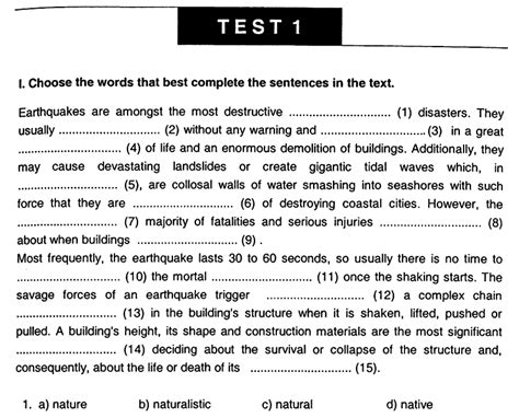 This exercise is commonly administered for the assessment of native and second language learning and instruction. . Cloze test exercises intermediate pdf